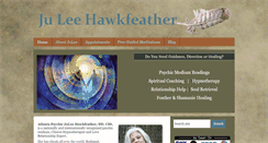 Desktop Screenshot of juleehawkfeather.com